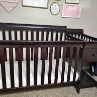 Baby Crib With Changing Table 