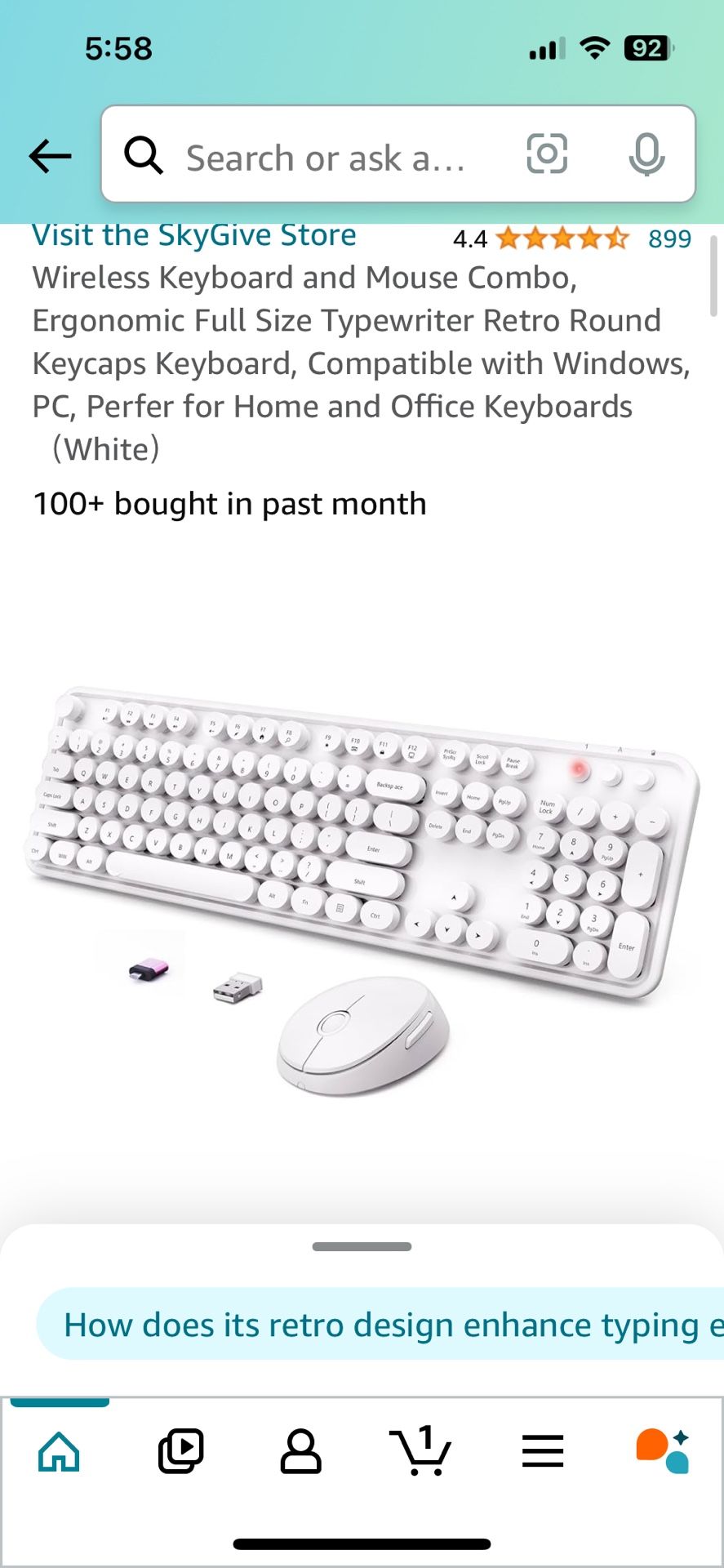 Wireless Keyboard & Mouse