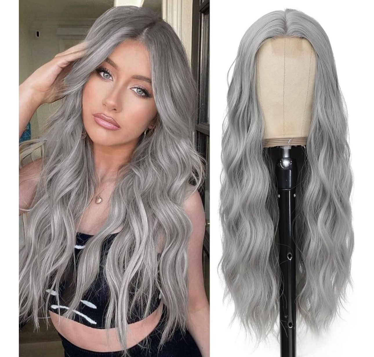 Ash Gray Wig