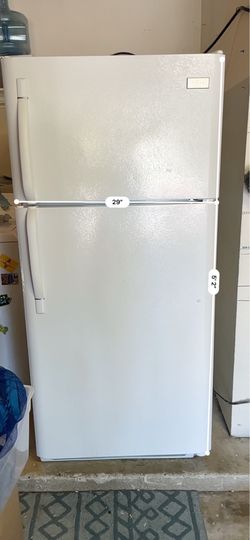 Frigidaire white fridge