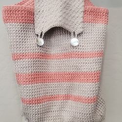 Cute Little Crocheted Backpack 14"x15"