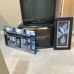 Sharp TV & Stand