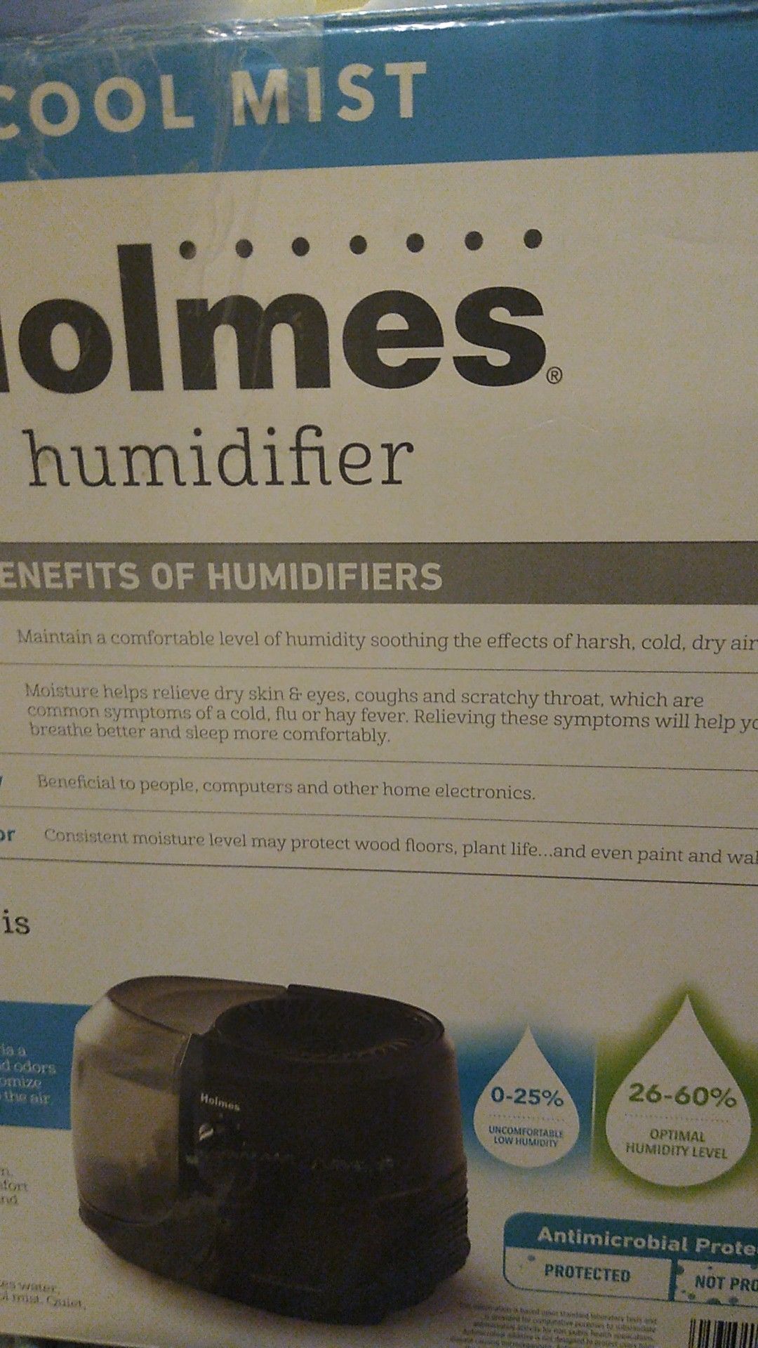 Holmes humidifier
