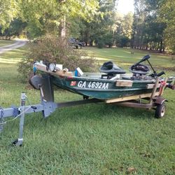 12 Foot X 42 Inch Wide John Boat READY FOR FISHING 