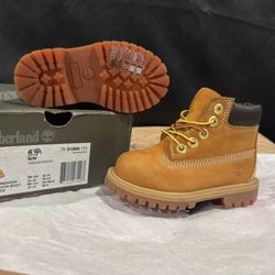 The Timberland Premium 6 Inch Waterproof Boot in size 6.5 M/M for toddler's/petits