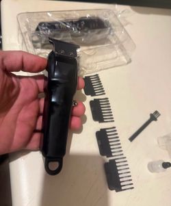 Cordless Hair Clippers trimmer razor shaver for Men Small Portable Hair Clipper with LED Display Sharp Stainless Steel Blades for Self-Haircut Use and