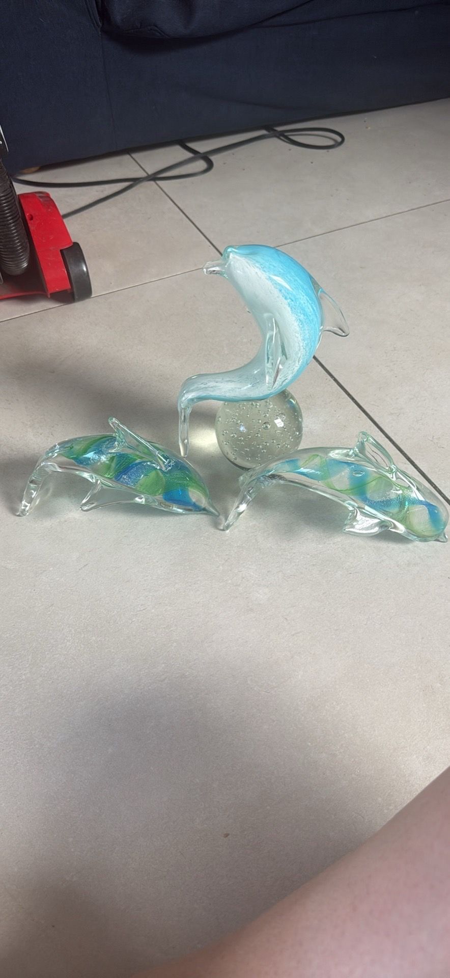 Glass dolphins
