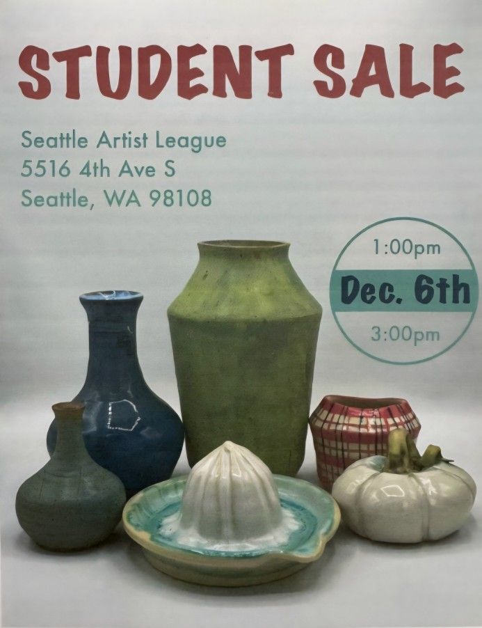 Seattle Artist League - Pottery Sale