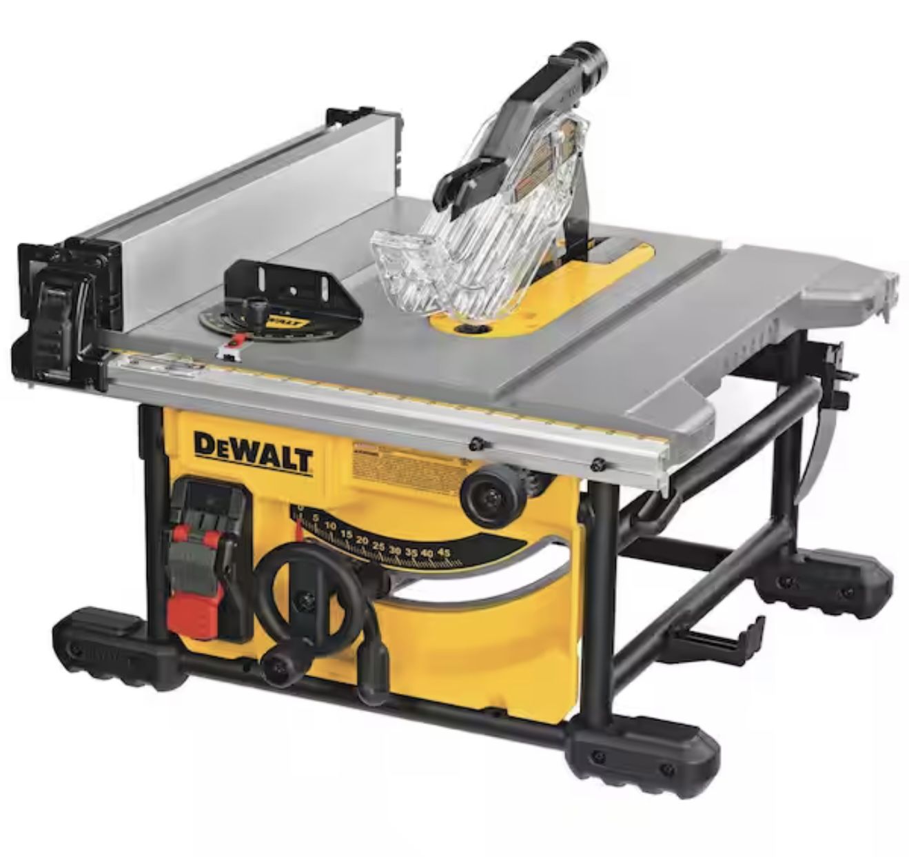 DEWALT 15 Amp Corded 8-1/4 in. Compact Portable Jobsite Tablesaw (Stand Not Included