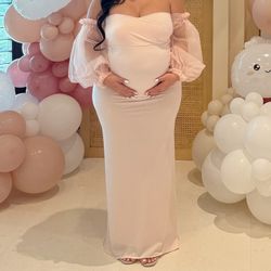 Pink Baby Shower Dress