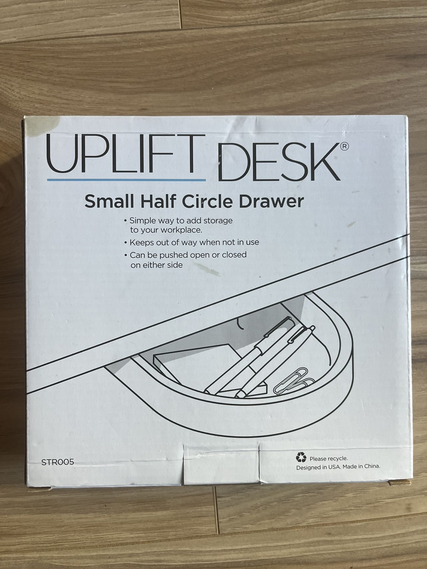 Uplift Desk Half Circle Drawer