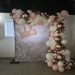Balloon Garland Backdrop