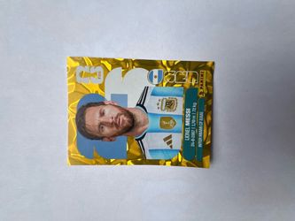 Limited Edition Gold Messi for World Cup sticker book