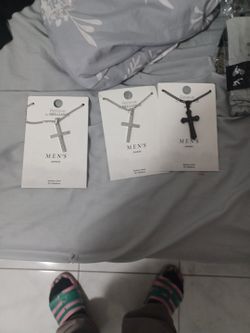 24" Cross Necklaces. 