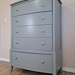 Grey Tall Dresser 