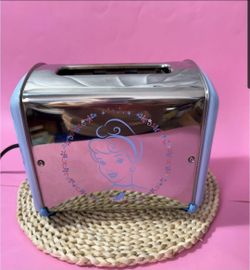Disney Cinderella Glass Slipper Princess Toaster Vintage RARE HTF NEW Musical