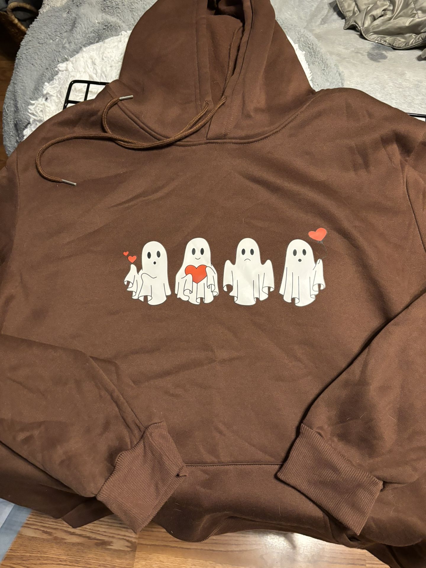 Ghost hoodie. XL. Halloween