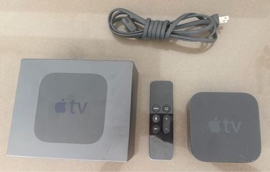 Apple TV with Remote and Power Cable