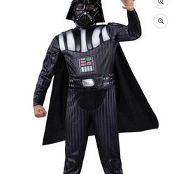 Star Wars Darth Vader Muscle Halloween Costume for Children, Youth Boys Size S (6/7), by Jazwares