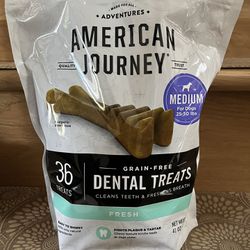 American Journey Medium Dental Chew Sticks 36ct