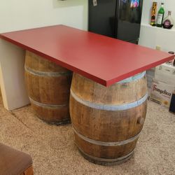 Wine Barell Bar.