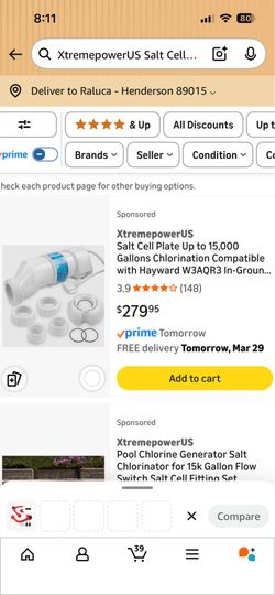 New in Box .XtremepowerUS Salt Cell Plate
