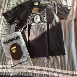 Bape X Chrome Hearts T-shirt Brand New Size Medium