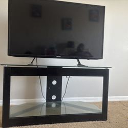 Glass TV Stand