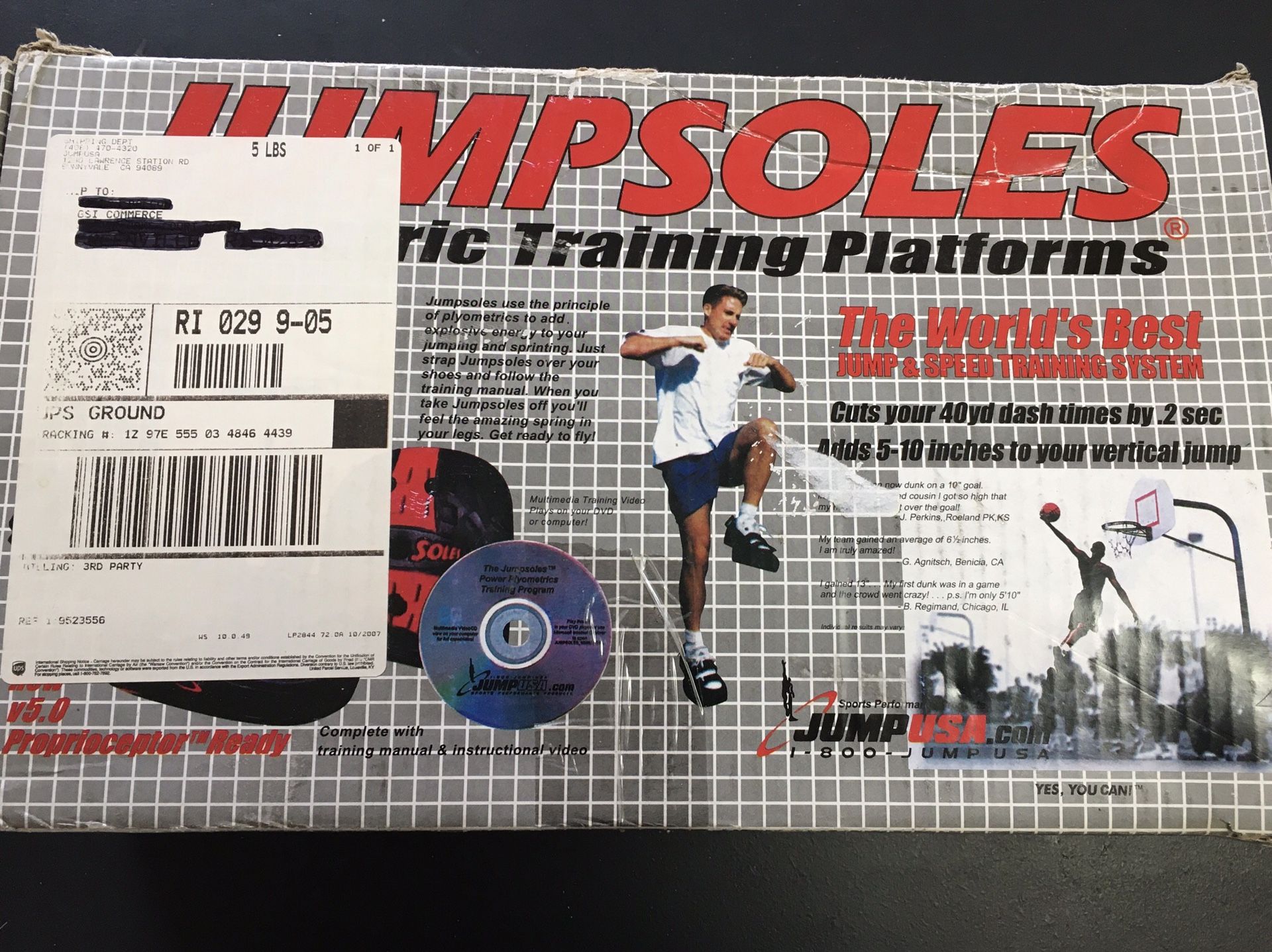 JumpSoles Plyometric and Speed Training Platforms
