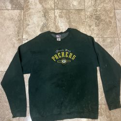 Vintage Green Bay Packers NFL Football Crewneck Sweatshirt Mens Sz 2XL Pro Player 
