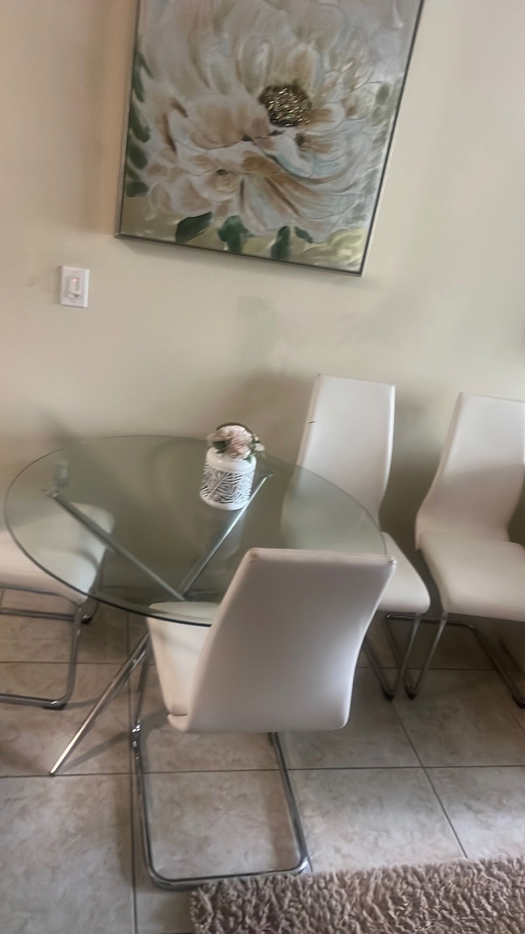 Table & love seat couch