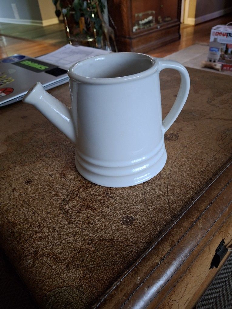 8x5 Ceramic Watering Pot Or Can Be Used As A Planter