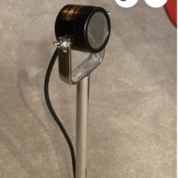 Custom One Of A Kind Dynamic 19 Inch TALL Microphone On Stand...WORKS...PLZ READ