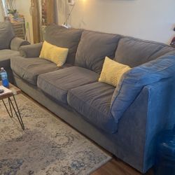 Grey sectional sofa  soft n comfy! 
