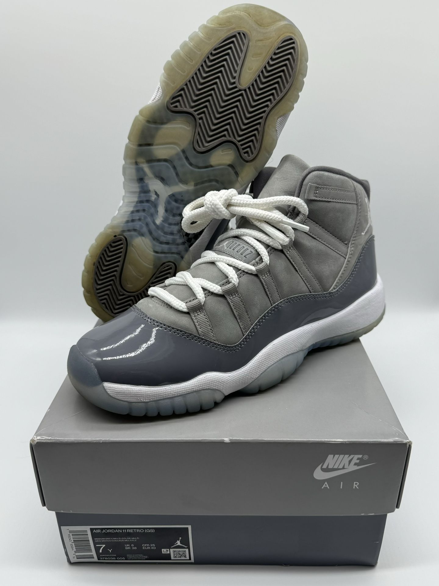 Nike Air Jordan Retro 11 XI Cool Grey 2021 (CT8012 005)  Size 7 Y | 8.5 W