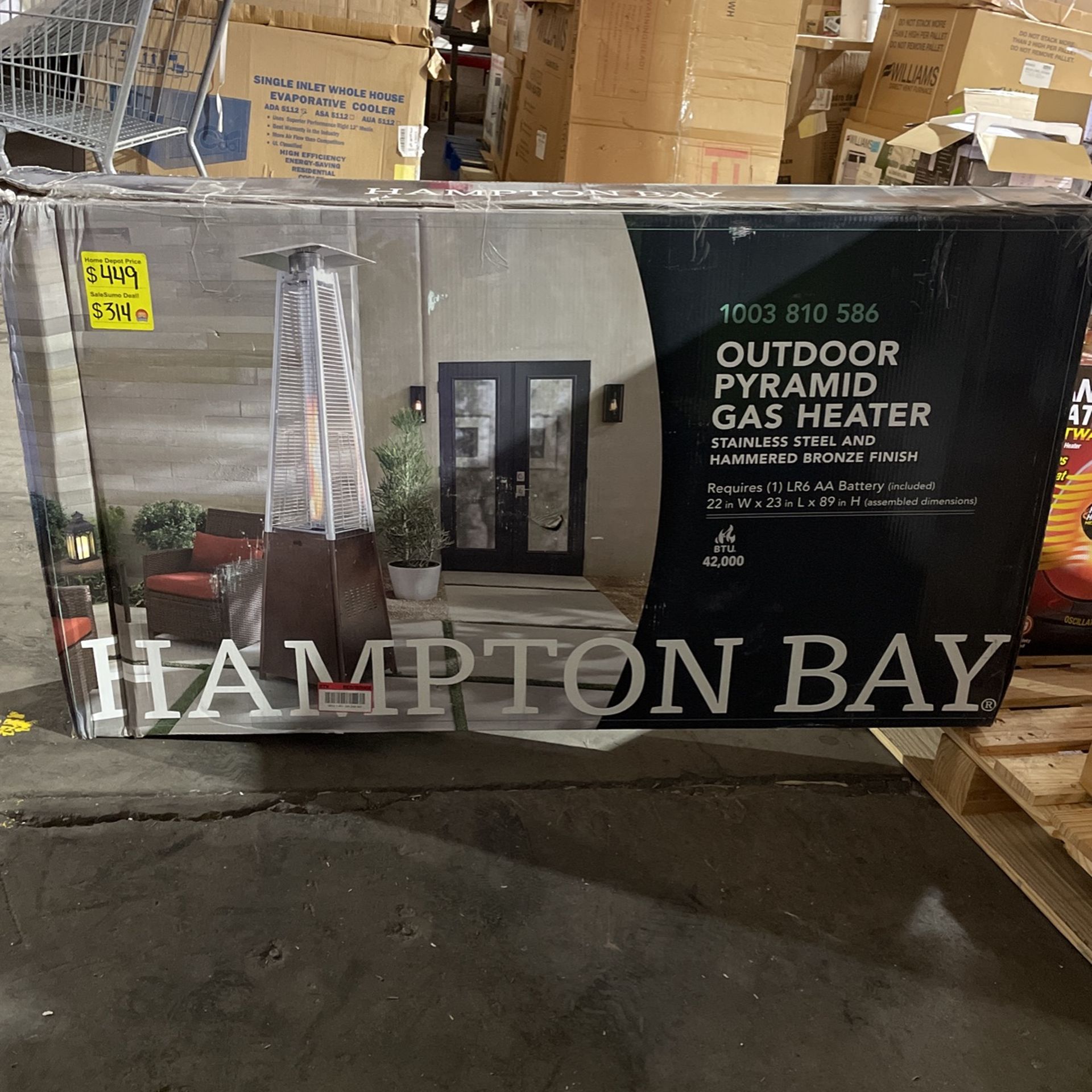 Hampton Bay Outdoor Pyramid Gas Heater