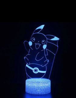 3D Night Light with remote smart touch