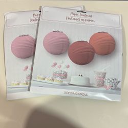 Paper Lanterns (qty 2 sets)