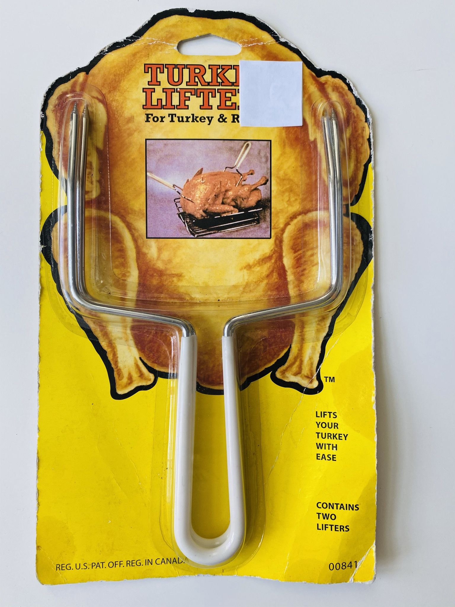 Thanksgiving! Heuck Turkey Lifters. For Turkey & Roasts. Lifts your turkey with ease. Contains 2 high quality Lifters. Brand new. Still sealed in orig