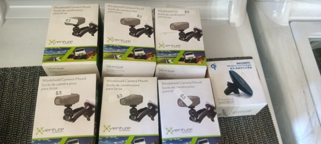 FREE GO PRO MOUNT AND WIRELESS CHARGER