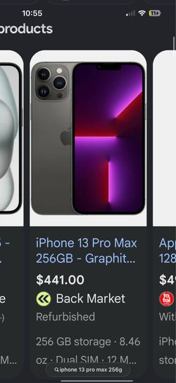 iPhone 13 Pro Max 256 unlocked