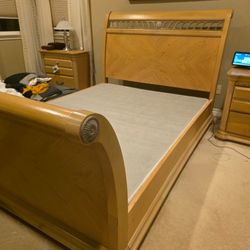 Queen Size Bed Frame (no mattress) $200