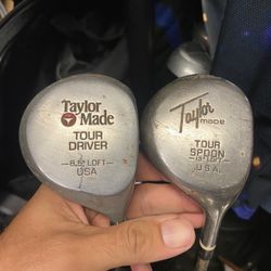 2 Taylor Made Golf Clubs