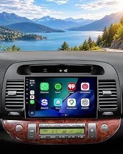 Car Stereo Radio Toyota Camry 2000 2001 2002 2003 2004 2005 2006, Wireless CarPlay Android Auto, 9” Touch Screen Head Units, Backup Camera