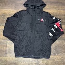 Air Jordan Hoodie Puffer Boys Jacket 