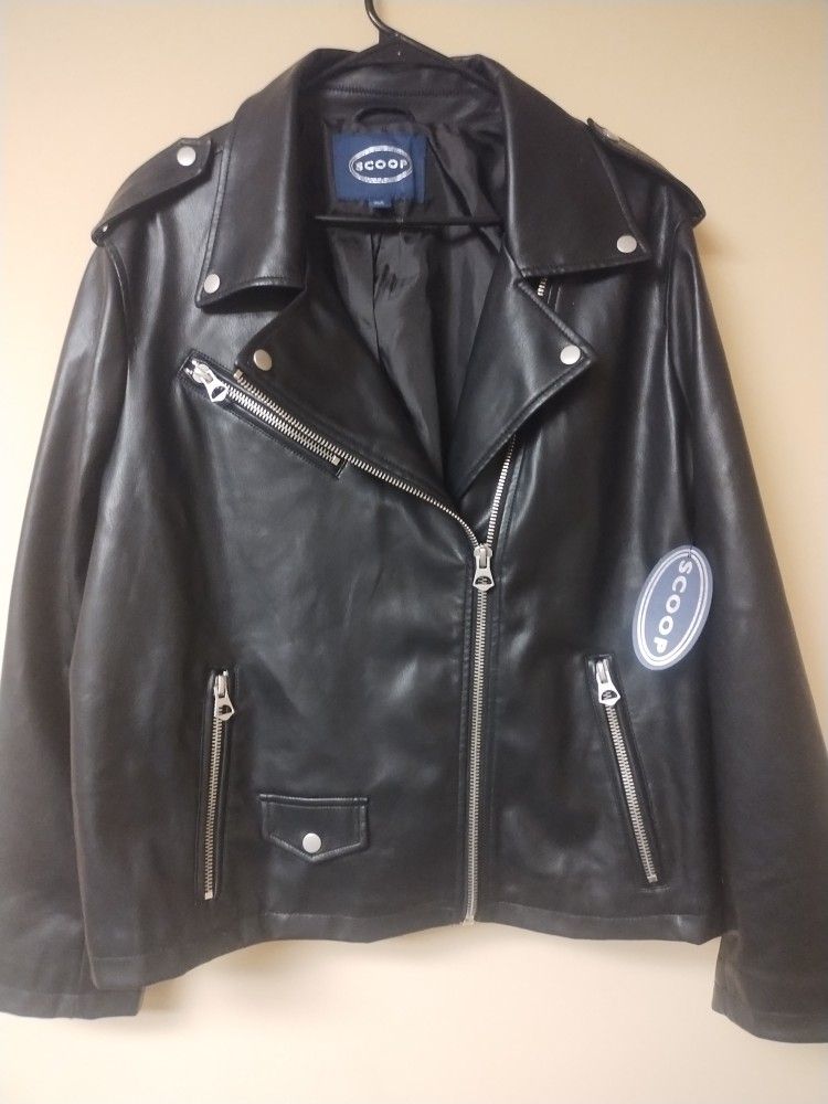Faux Leather Jacket
