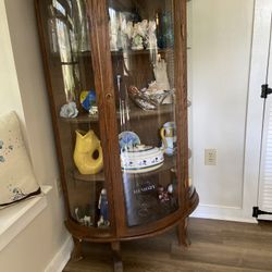 Antic Curio Cabinet