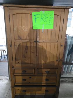 Free Wood Closet Dresser