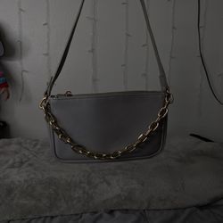 Gray Shoulder Purse