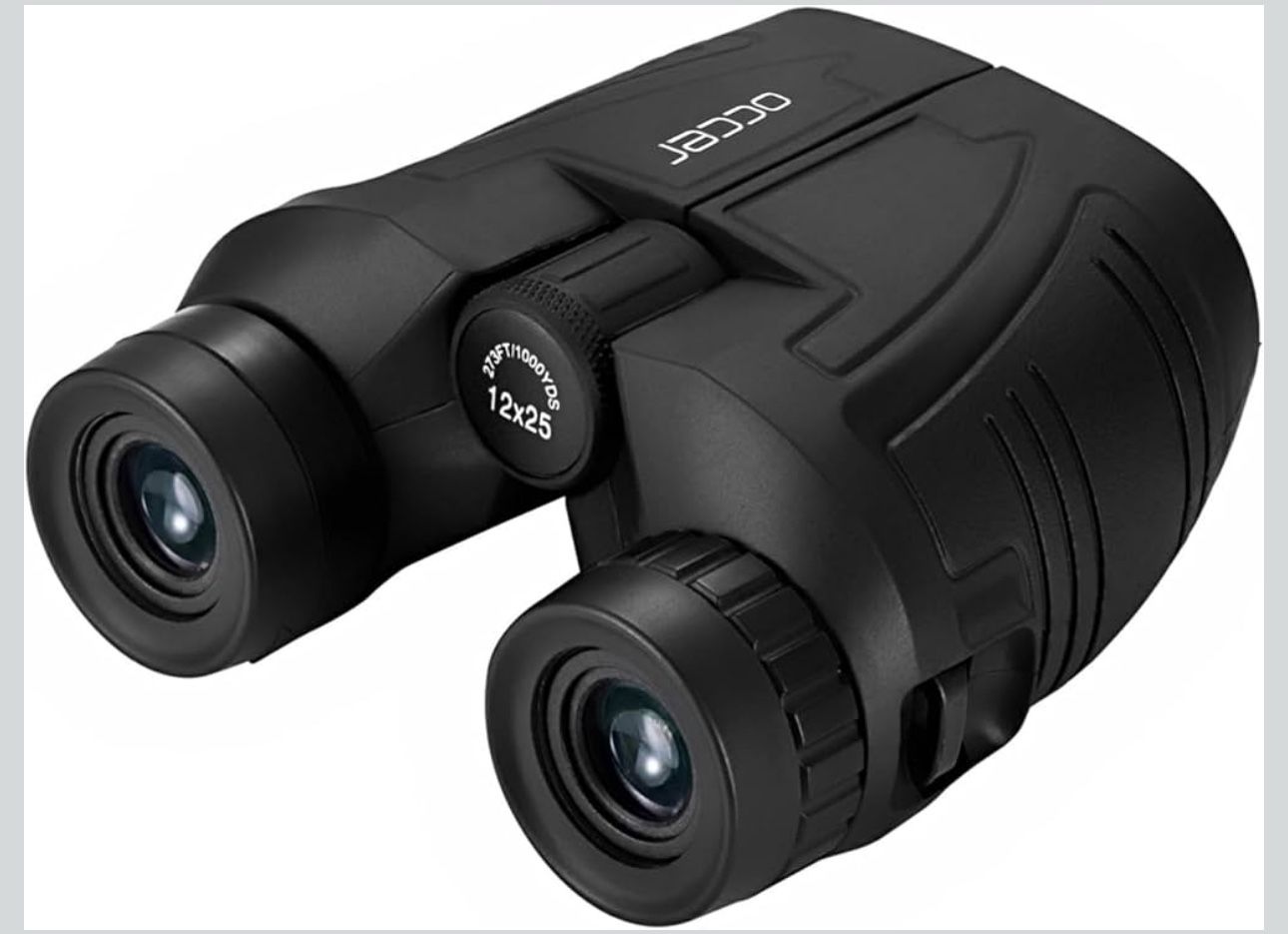 Occer 12x25 Compact Binoculars for Adults and Kids- Black Brand New - Best Seller 